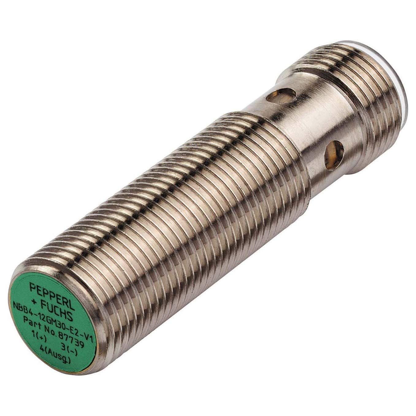 PEPPERL & FUCHS NBB4-12GM30-E3-V1 PNP, M12 Connector, 4 MM Switching Distance, Normally Closed, IP67, Flush MOUNTING, (087740), INDUCTIVE Proximity Switch