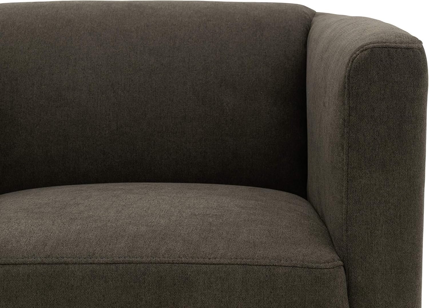 DOMO. collection Poltrona Bob FK, piccola poltrona retrò con braccioli e nucleo a molla, poltrona imbottita, poltrona da cocktail, poltrona lounge, 73 x 75 x 69 cm (larghezza x profondità x altezza),