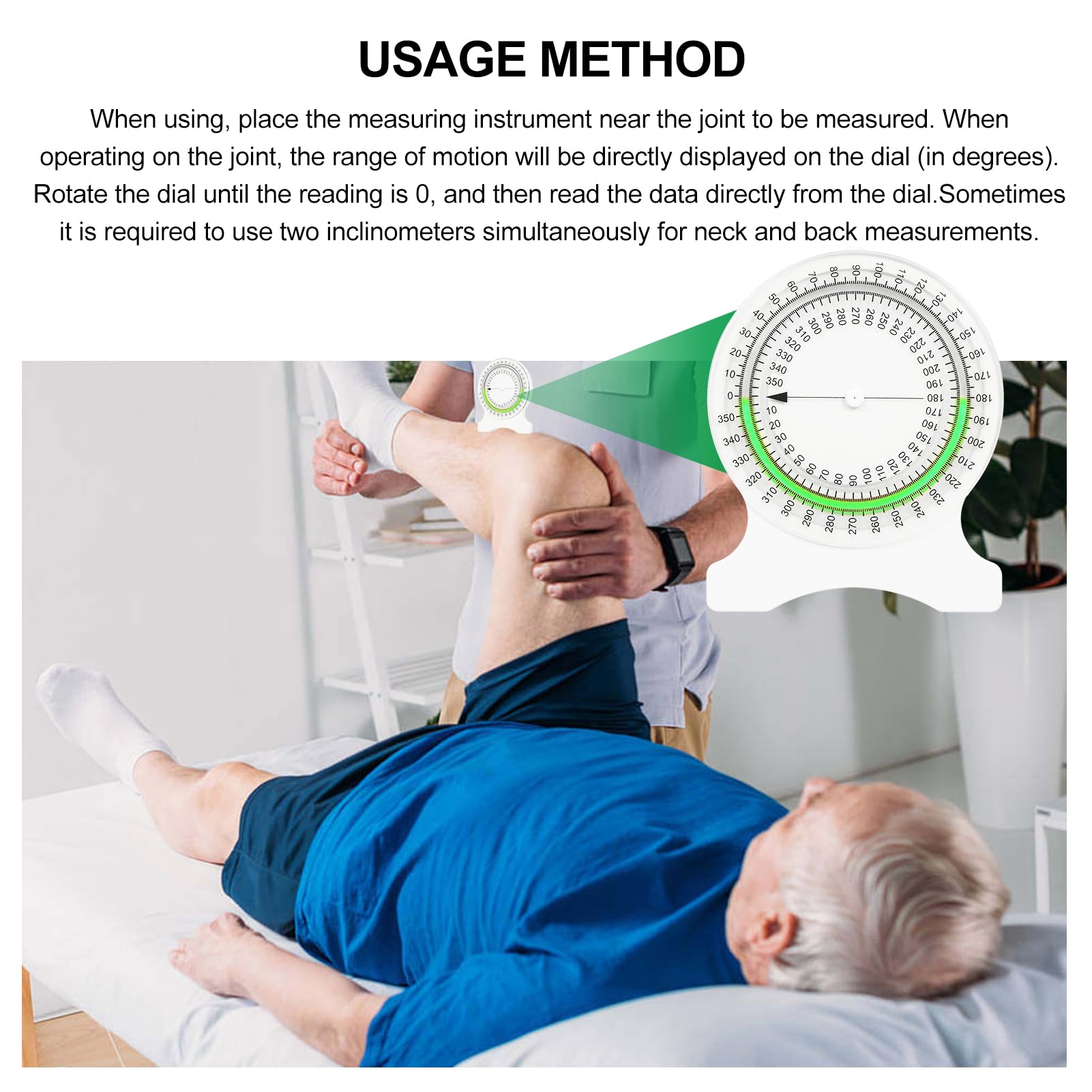 How To Measure Joint Physical Therapy Inclinometer - Range Of
