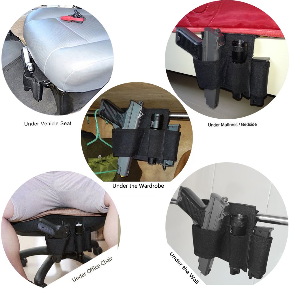 Buy Bedside Holster, Bed Pistol Holster, Under Mattress Gun Holster