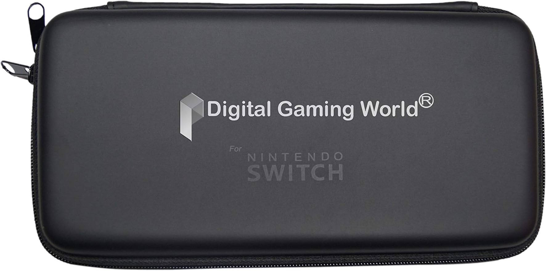 Digital Gaming World® New Design Zip Pouch Case for Switch Console (Black Color) (Console not included) Quality Upgraded