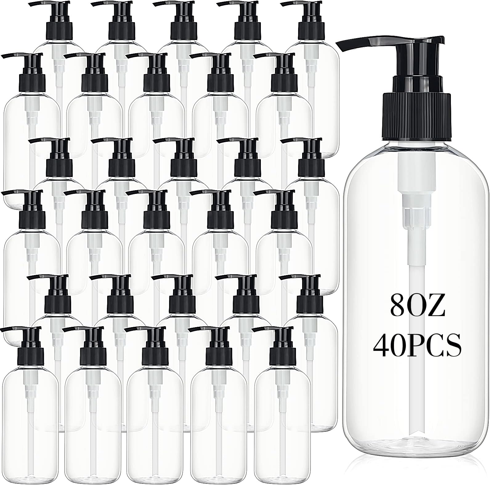 20 Pack 16oz/ 500ml Plastic Empty Bottles Refillable