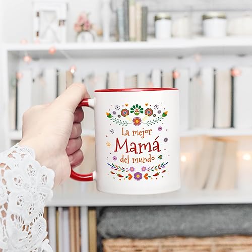 Miniatura 2 de Cabtnca La Mejor Mama Del Mundo, regalos para mamá en español, taza de café para mamá, regalo para mamá, regalos de Navidad para el día de la madre