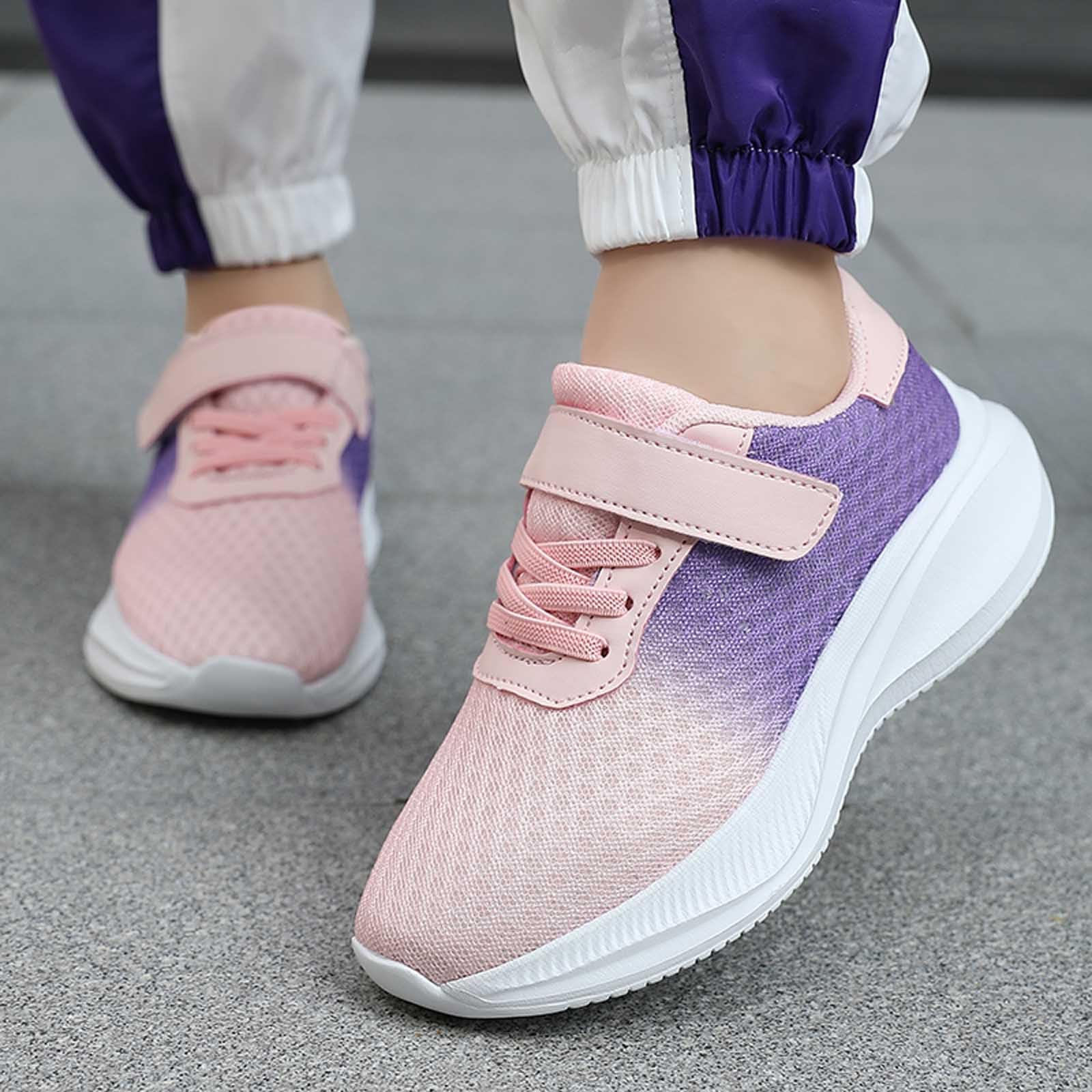 Generisch Baskets 2026 pour fille - Respirantes - En maille - Chaussures de course confortables et décontractées - Chaussures de randonnée sportives pour tout-petits