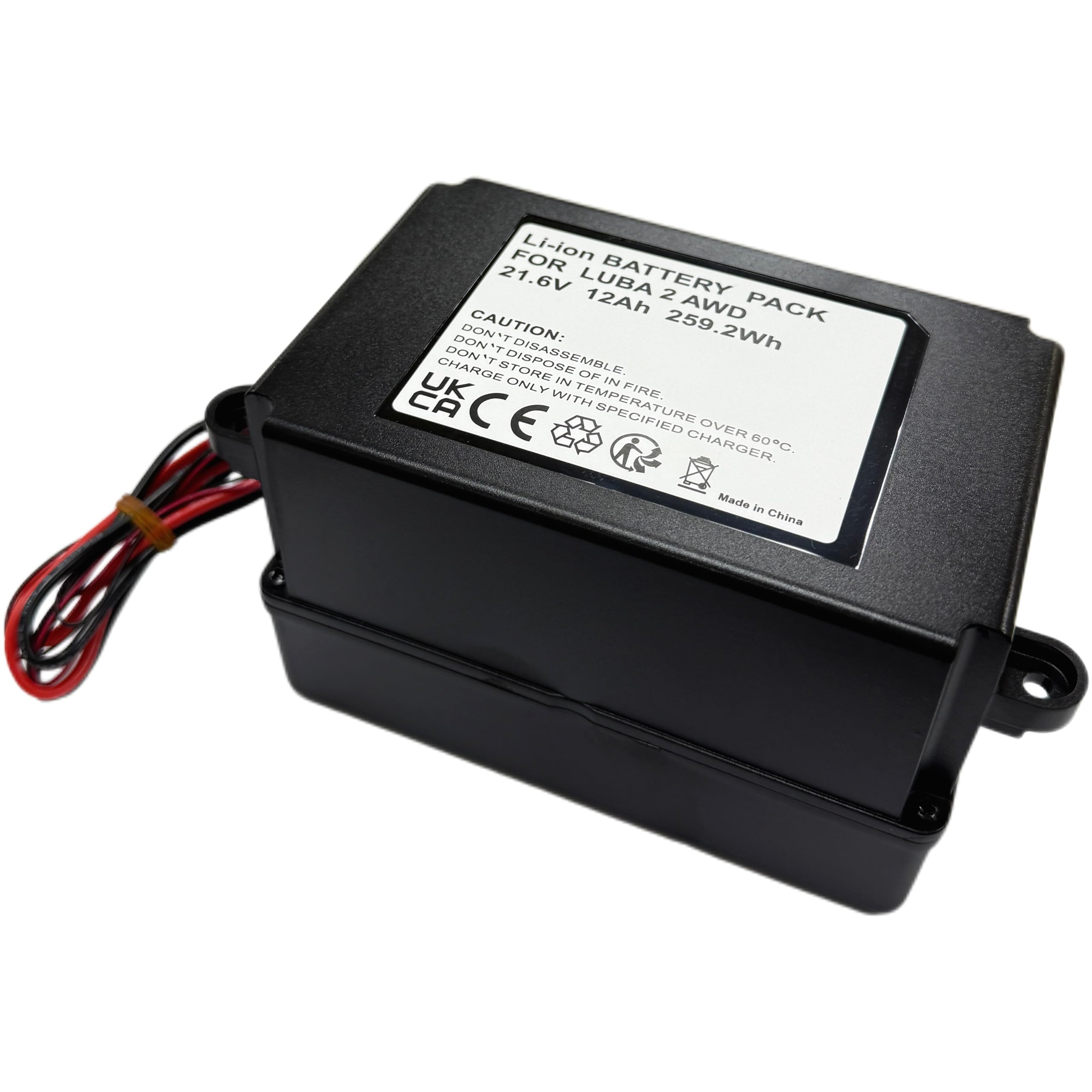 12Ah Akku für Mammotion Mähroboter LUBA1, LUBA 2 AWD 1000, LUBA 2 AWD 3000 usw, Ersatz für HM02,WDBT000002000,D.015.SZ0148 usw
