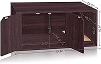 Vista 2 de WAY BASICS Caja de arena para gatos Muebles ocultos (almohadilla de arañazos incluida)