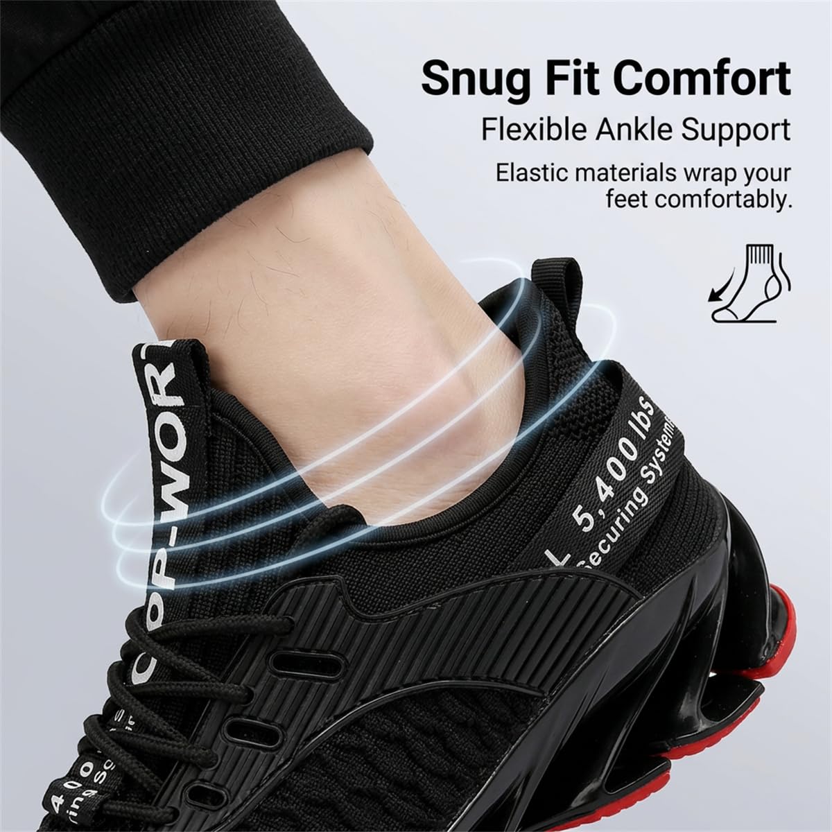 Hombre Mujer Zapatillas de Deportivas Ligero Transpirables Running Gimnasio Fitness Atlético Casual Sneakers Multicolor EU 36-46