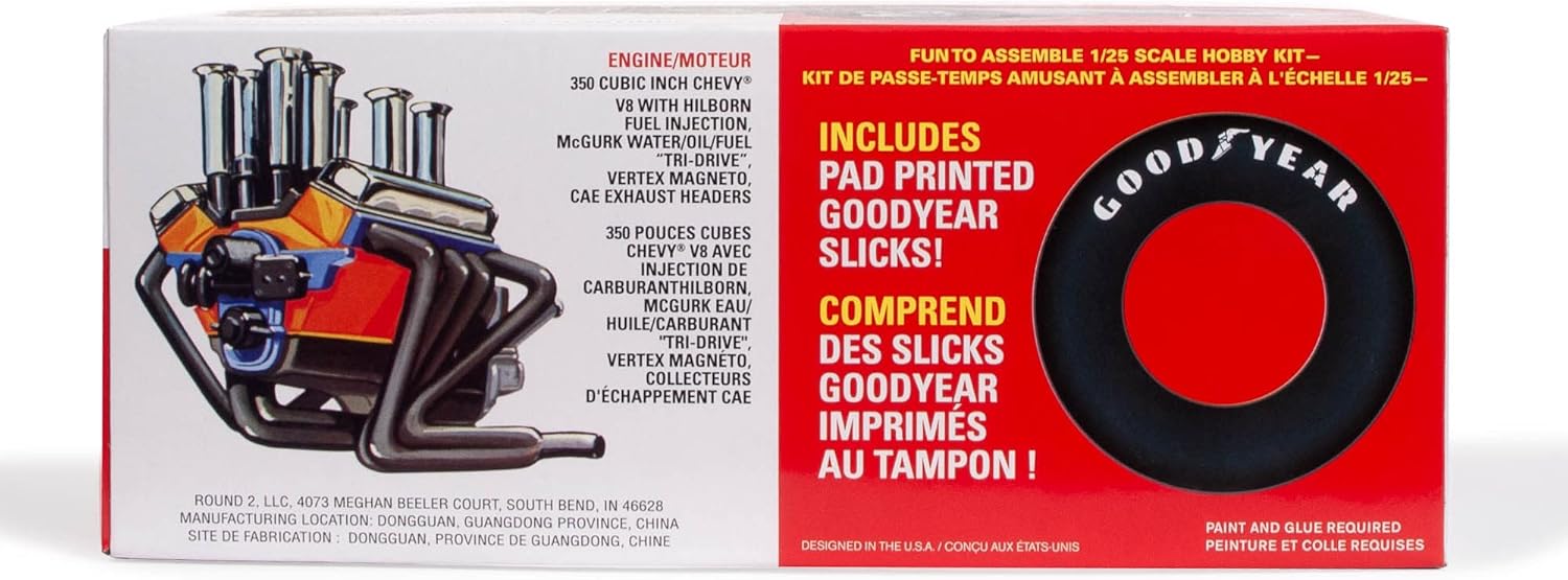 AMT Skill 2 Model Kit Groove Boss Supermodified Racer 1/25 Scale Model
