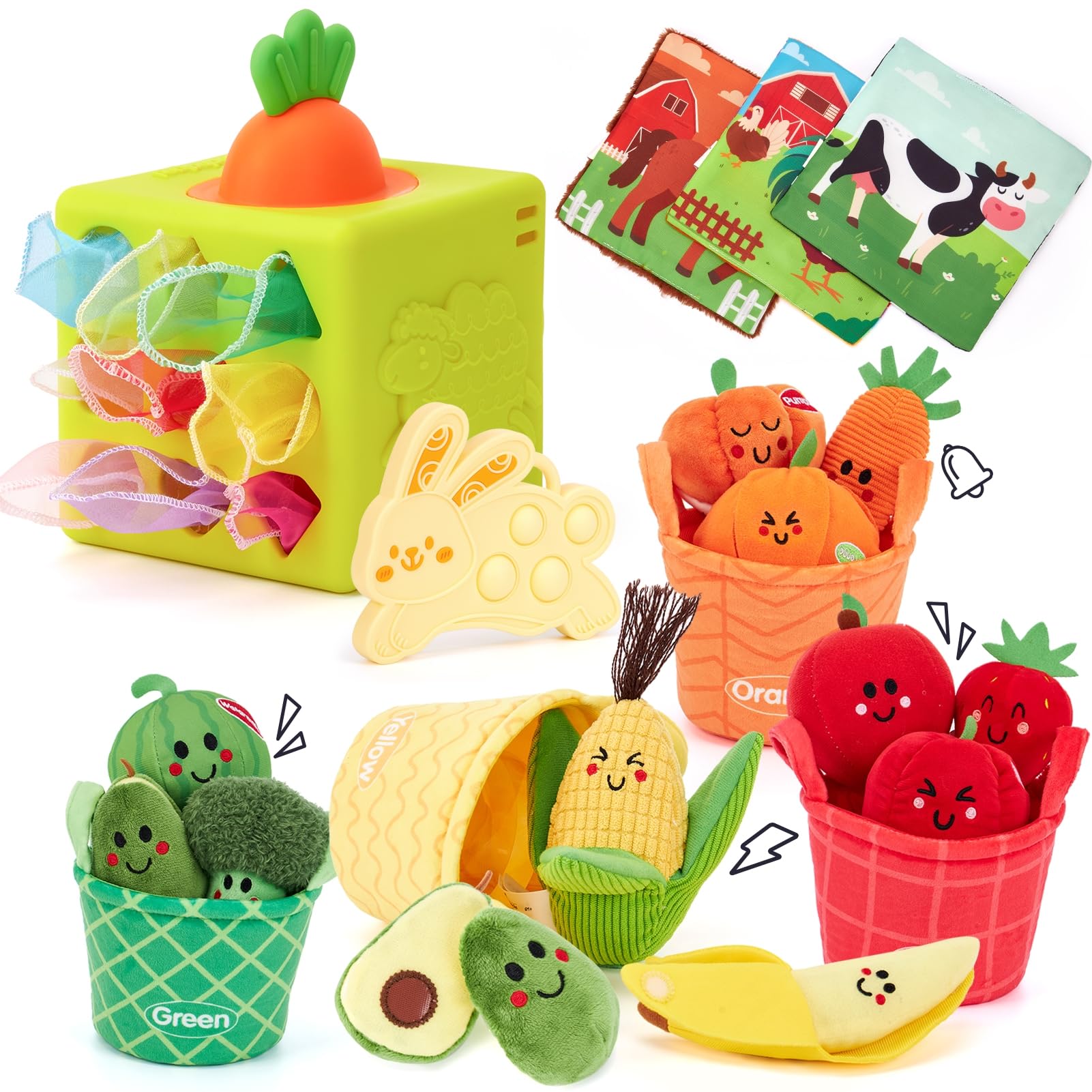 Montessori Toys For Year Old Hahaland Baby Tissue Box Toy And