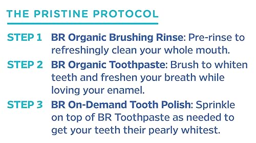 Miniatura 8 de Essential Oxygen Pristine Protocol Un sistema de 3 pasos (1. enjuague 2. cepillo 3. pulido) para tu mejor sonrisa alguna vez, 3 unidades, paquete