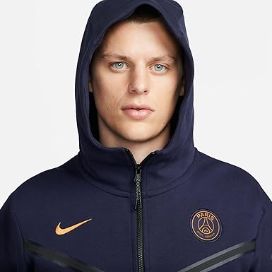 Nike Sweatsuit Fleece Hoodie Nike Sweater 2018 Nike Chelsea FC Tech Fleece Windrunner Men's Soccer Full-