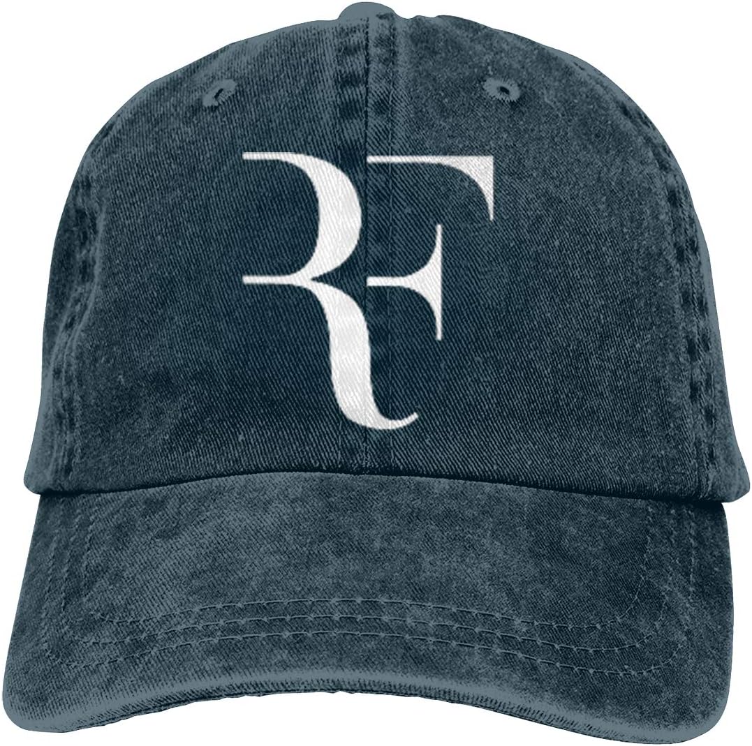 Mens Womens Adjustable Baseball Caps Roger Federer Washed Dyed Cowboy Sun Visor Hats