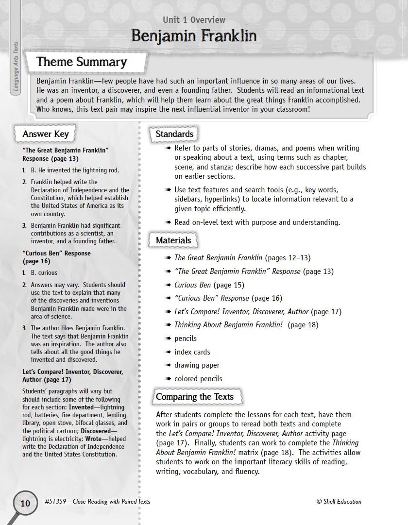 Close Reading with Paired Texts Level 3 - Image 6