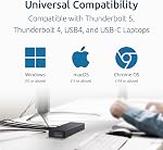 Kensington SD4760P 11-in-1 USB-C Moniteur triple station d'accueil DisplayLink Station d'accueil, 3xHDMI, 100W Charge pour ordinateur portable, 6xUSB A, Ethernet, Audio, pour Mac et Windows Driver Nécessite K33622NA | DisplayLink l'amarrage, 3x HDMI, 100W charge de l'ordinateur portable,