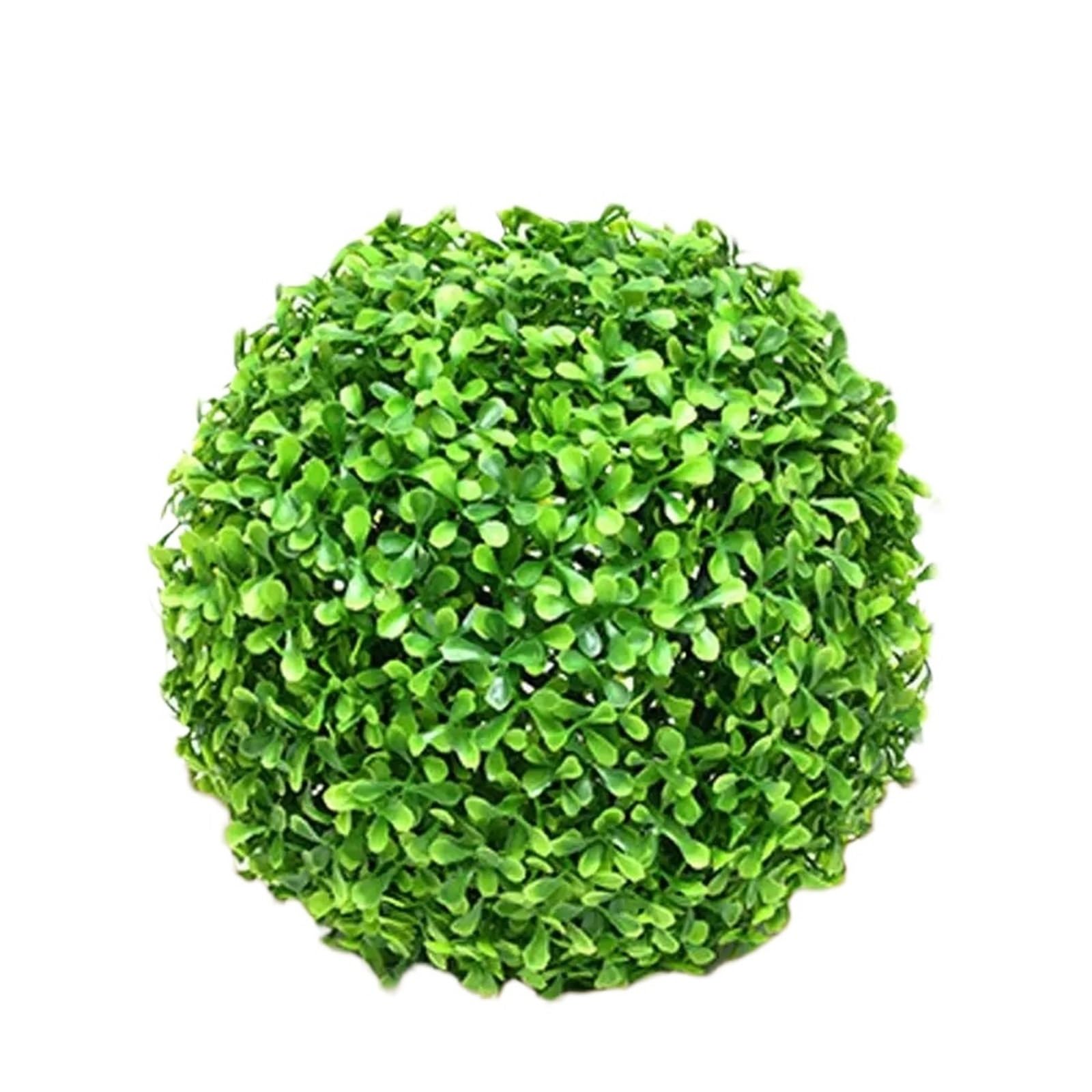 LNNXSZ Topiary Balls Artificial Topiary Ball Non-Fading Artificial Plant Ball Fake Plant Sphere Faux Grass Decor For Garden Backyard(18cm)