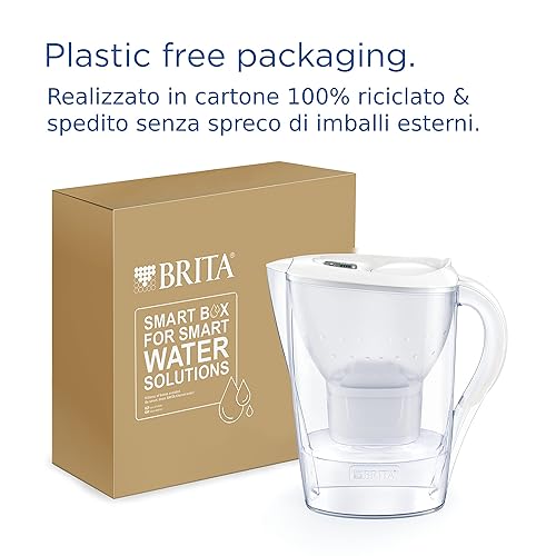 Miniatura 7 de BRITA Jarra con Filtro de Agua Marella Blanca (2,4 l) Incl. 1x Cartucho MAXTRA Pro All-in-1 Jarra Apta para frigorífico con memo Digital y Tapa