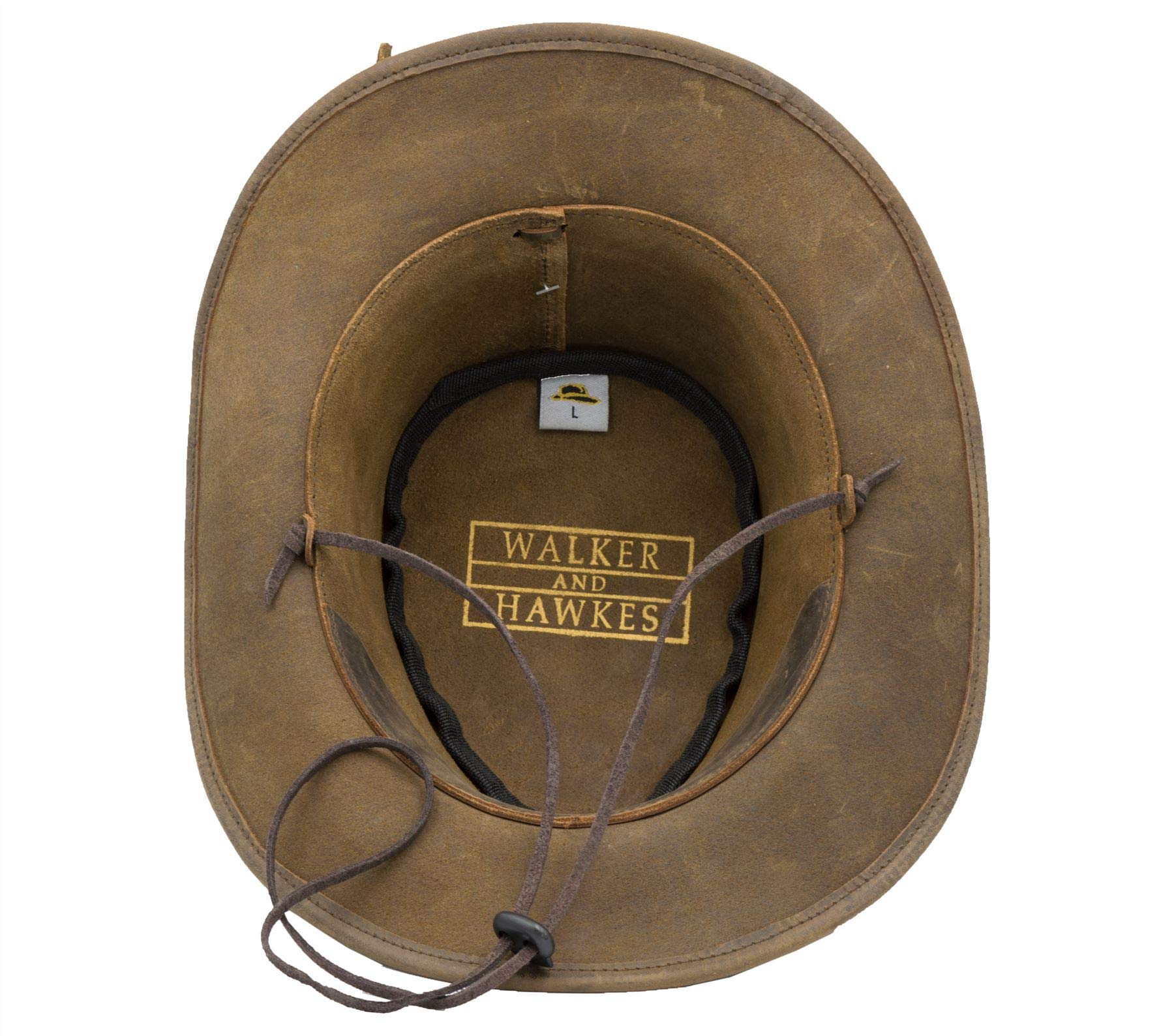 WALKER AND HAWKES - Cappello Brisbane in Pelle Bovina Outback Bicolore