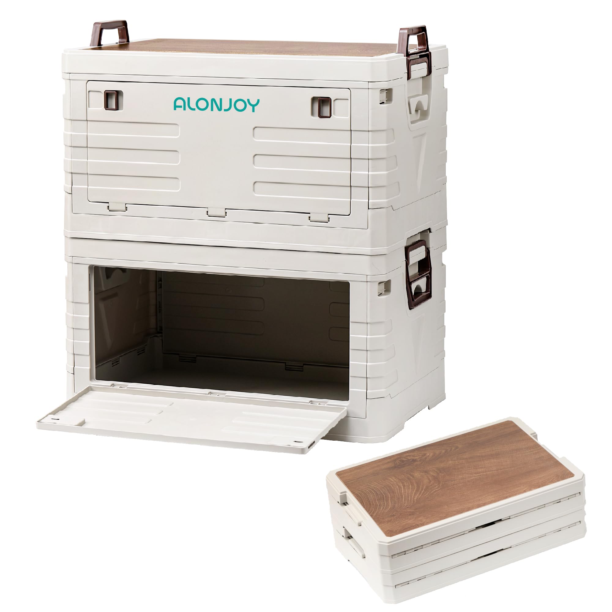 Amazon｜ALONJOY 折りたたみ コンテナボックス 車用収納ボックス 32L 2