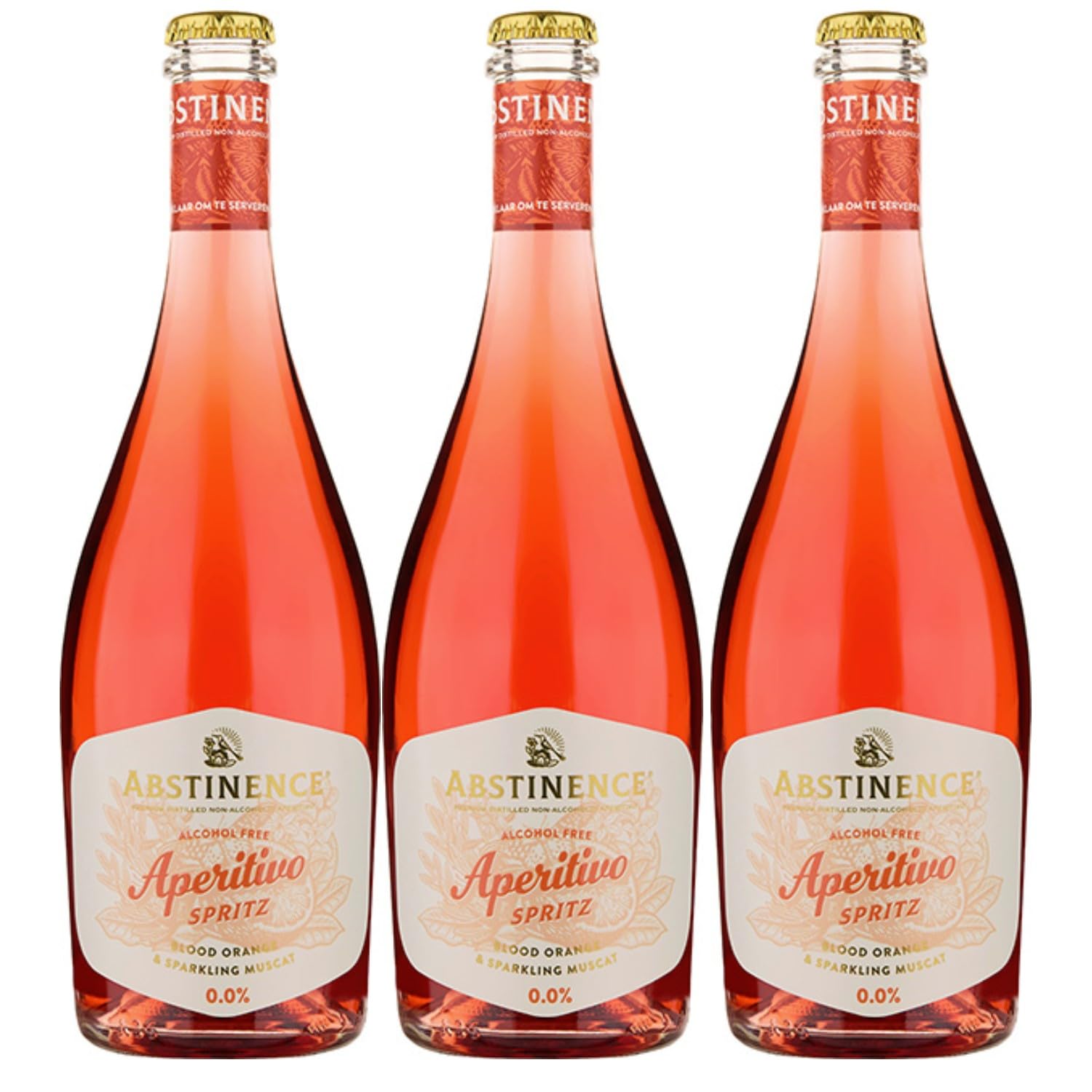 Cape Floral Kingdom Abstinence Aperitivo Spritz 0,0% – Blood Orange & Sparkling Muscat alkoholfrei Südafrika inkl. FeinWert E-Book (3 x 0,75 l)