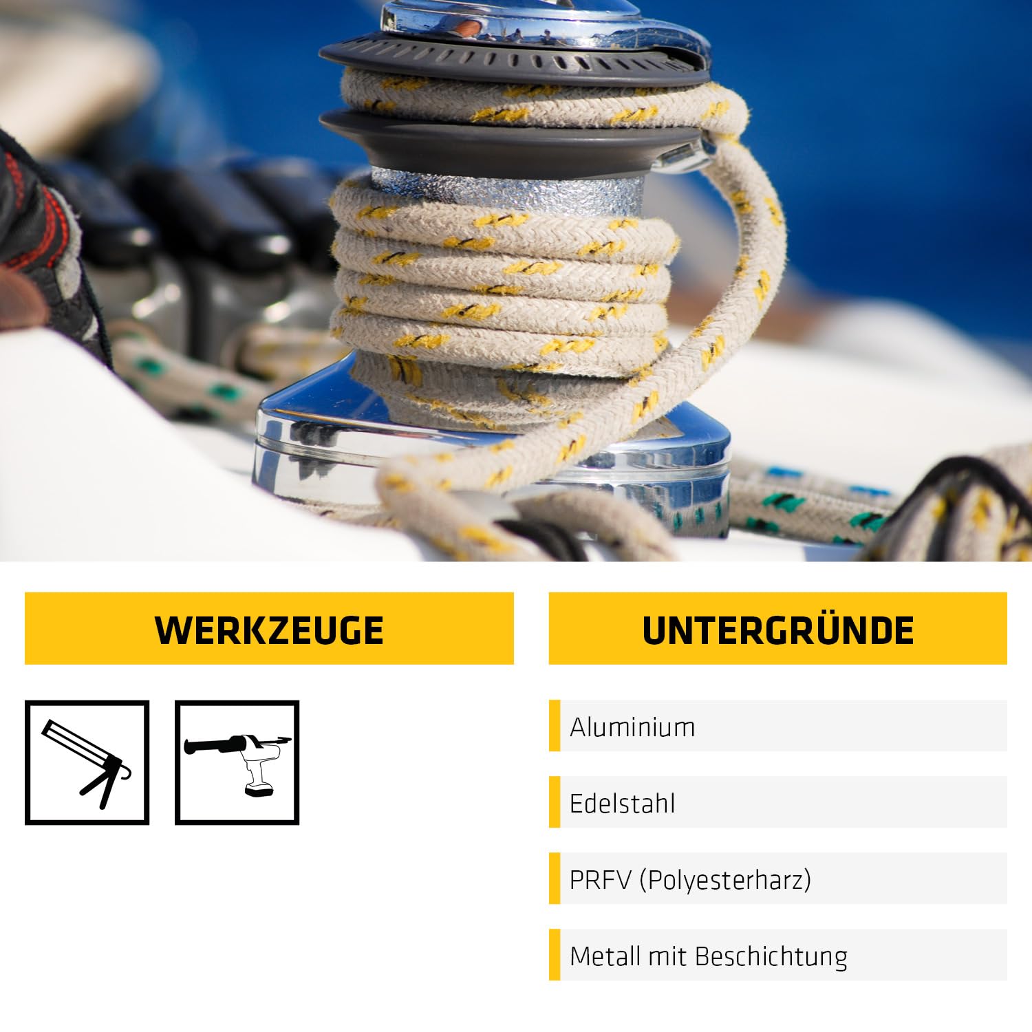 Sika - Sikaflex 591, witterungsbeständiger Dichtstoff für Marineanwendungen an Booten und Schiffen, Fugenabdichtungen innen und außen, 300 ml, weiß