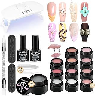 JEWHITENY Kit de gel constructor sólido no pe...