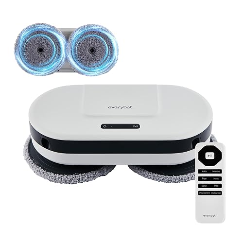 EVERYBOT EDEG2 Robot Mop Cleaner for Hard Floors, Dual Spin