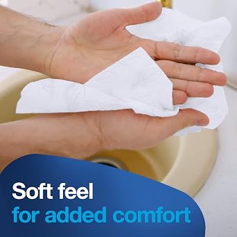 Tork Xpress Soft Multifold Hand Towel White, 16 Packs x 189 Towels, 101293 | Compatible with H2 Dispensers, 2-Ply, White with Gray Leaf Print, Absorbent, Advanced Quality