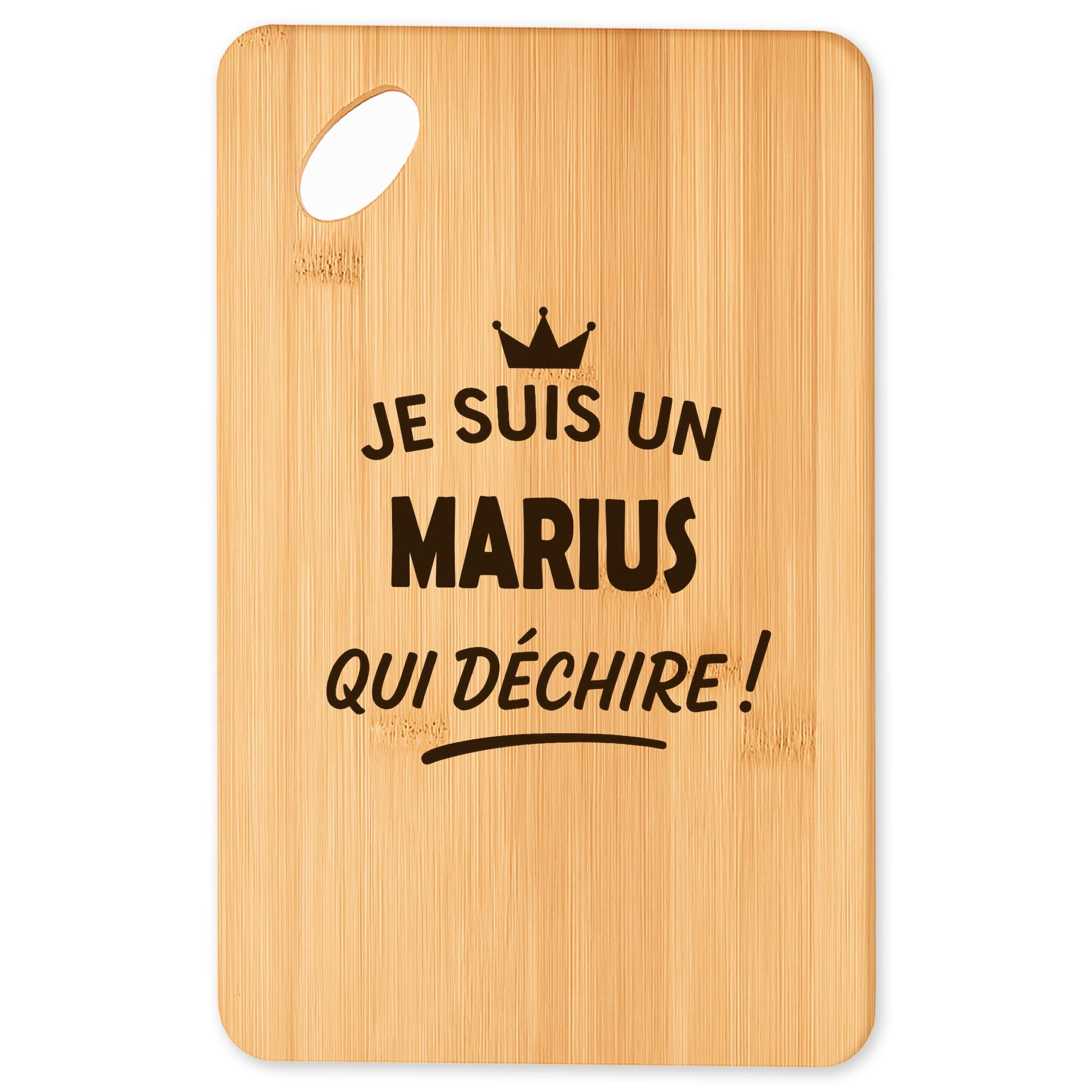 Planche à découper Marius plateau apéro bambou cadeau cuisine