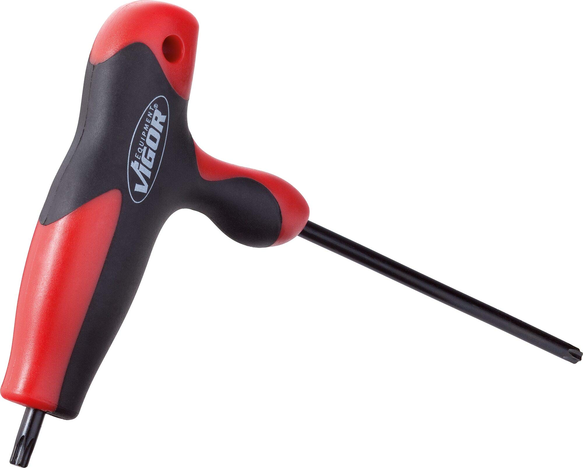 Vigor V1410 - Juego de destornilladores (Torx, 8 piezas, con soporte organizador)