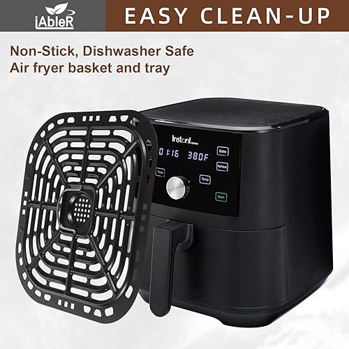 Miniatura 6 de Bandeja de repuesto para freidora de aire instantánea original Vortex de 6 cuartos de galón, placa de parrilla para Instant Vortex de 6 cuartos de