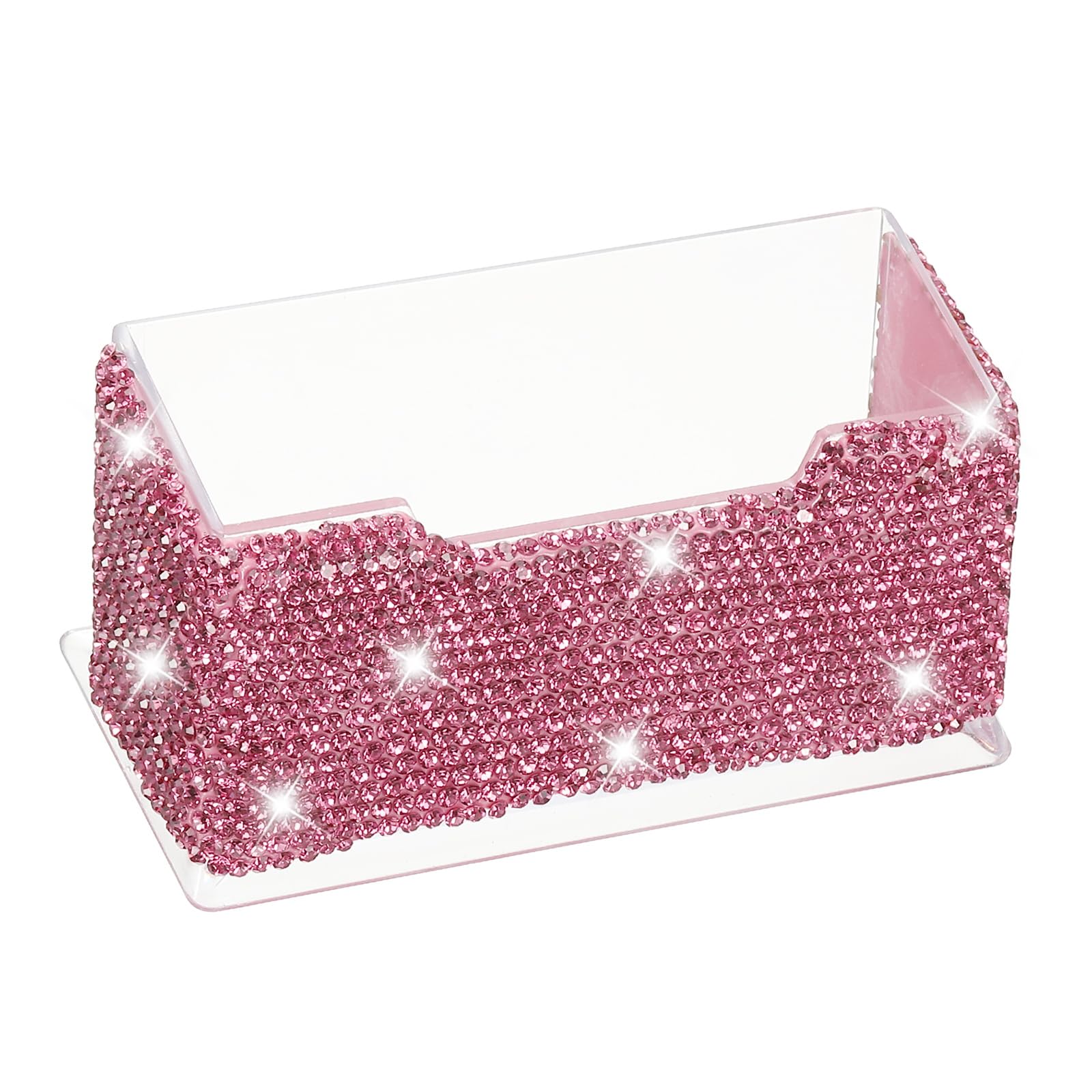 PATIKIL Rhinestone Business Card Holder