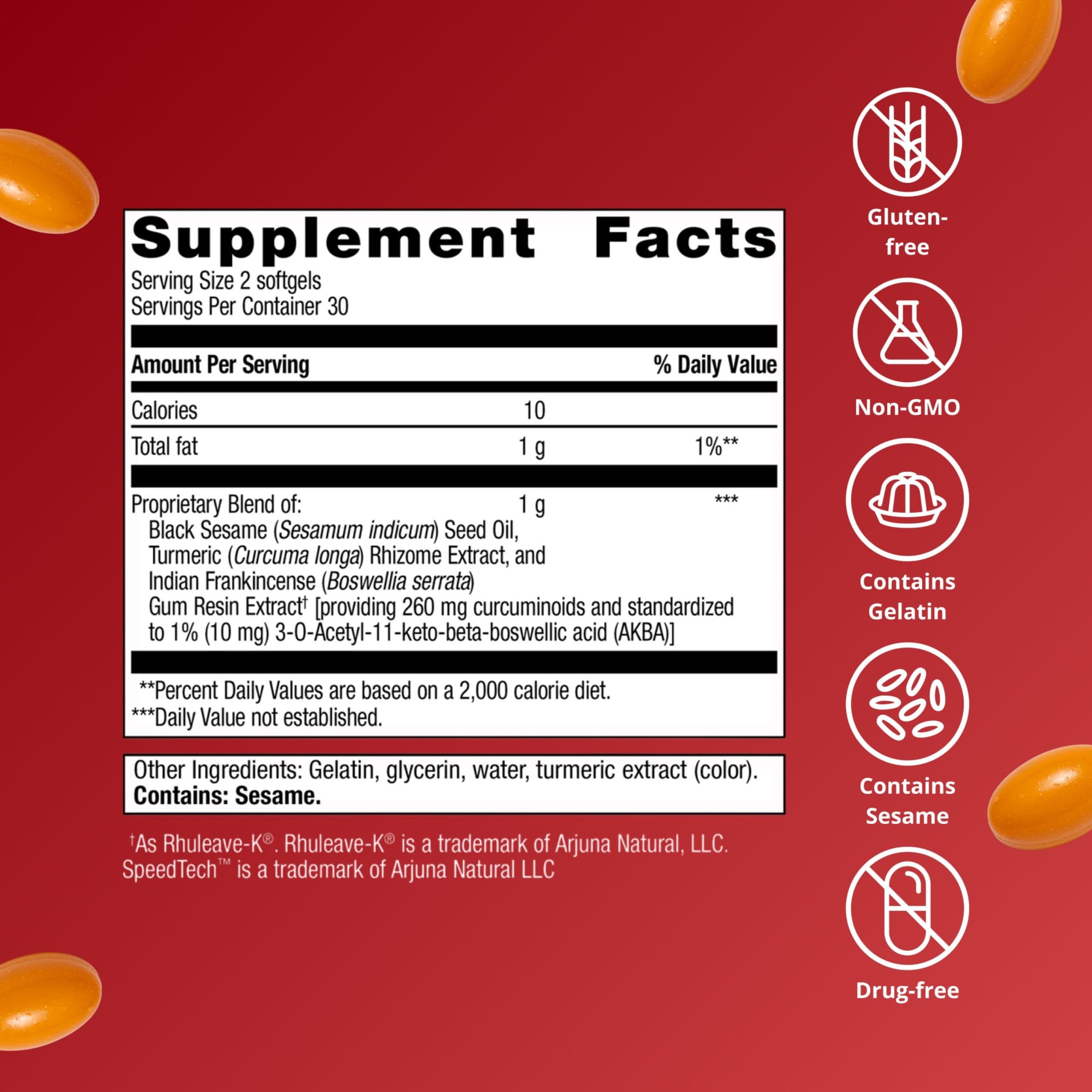 Metagenics Rapid Relief Turmeric Curcumin & Boswellia, 60 Softgels — Amazon image 5
