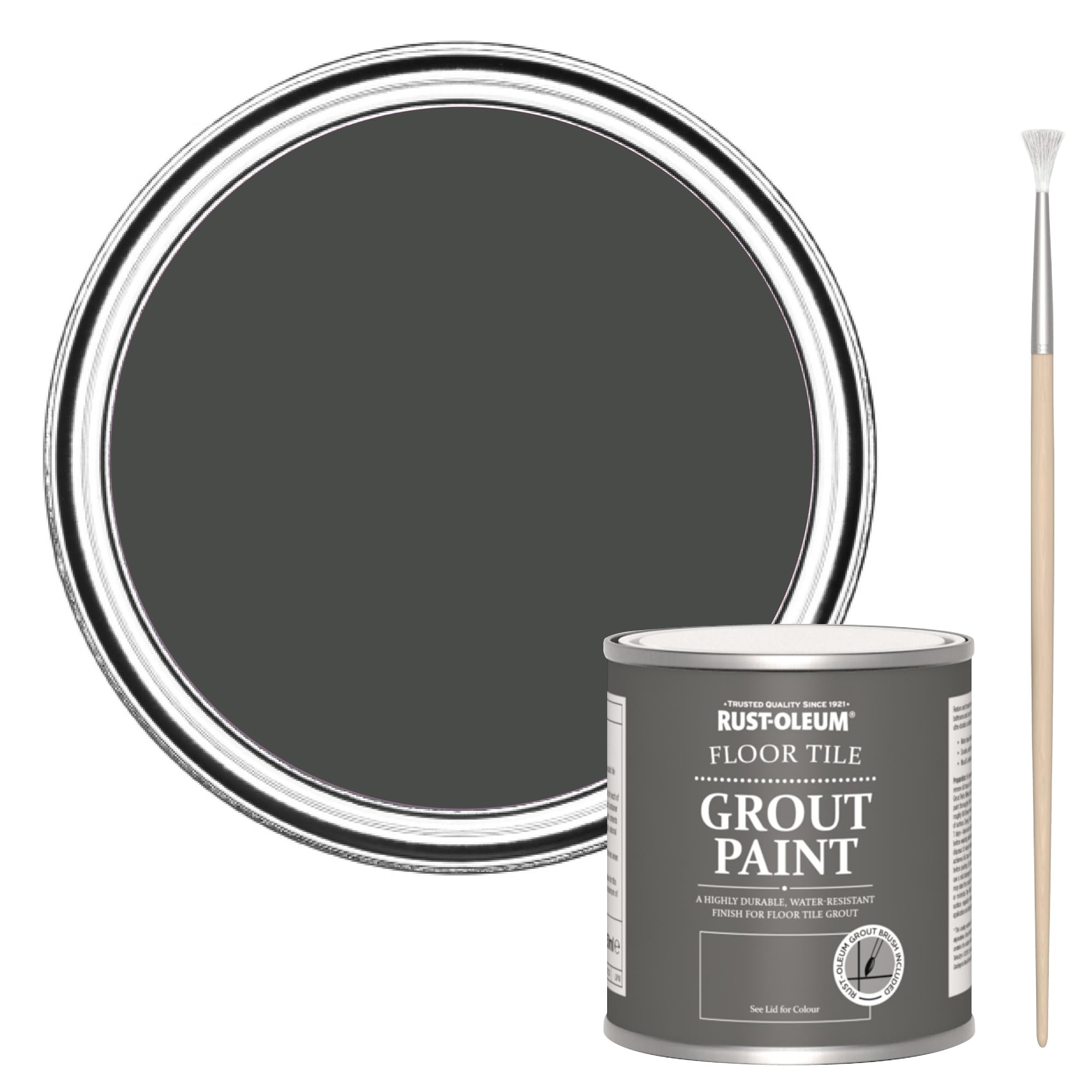 Rust-Oleum Dark Green Floor Tile Grout Paint - After Dinner 250ml