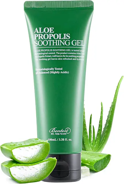 Gel Apaisant Aloe Vera & Propolis 100ml - Soin Visage Hydratant Après-Soleil