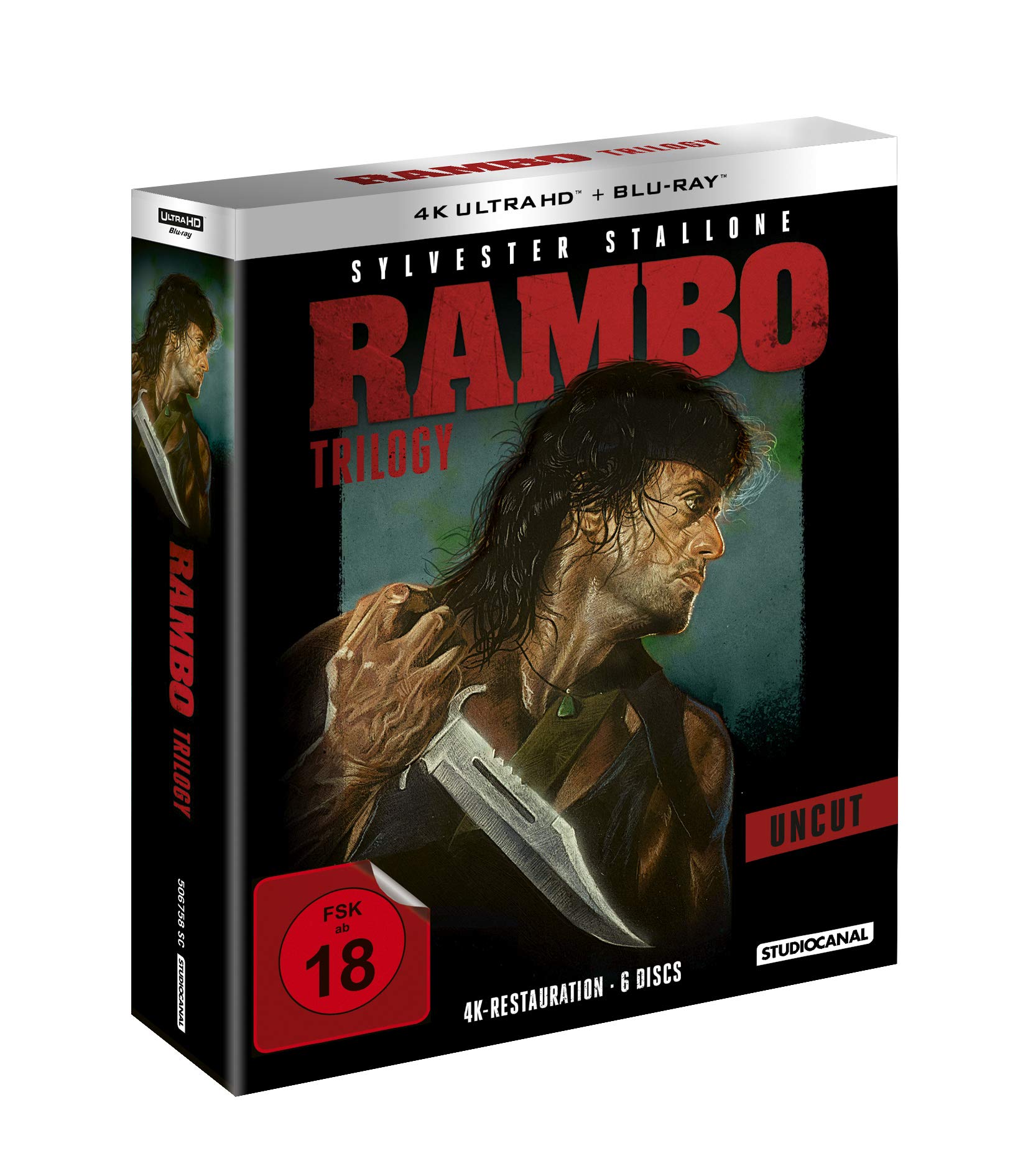 Rambo Trilogy-Uncut 4k Ultra-HD (6 Blu-Ray)[Edizione: Germania]