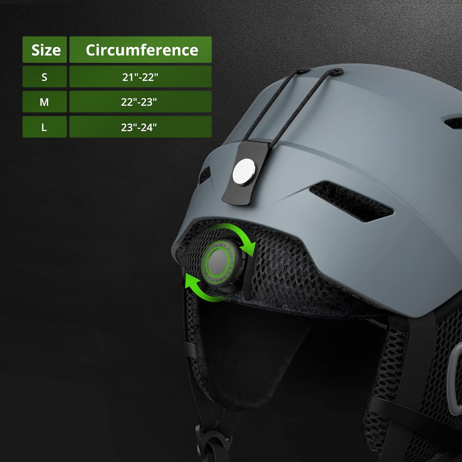 Extremus Snow Bound Ski & Snowboard Helmet - Impact Resistance Ventilation Snowboard Helmets with Audio Compatible, Removable Liners, Safety-Certified Snow Helmet for Adults : Sports & Outdoors