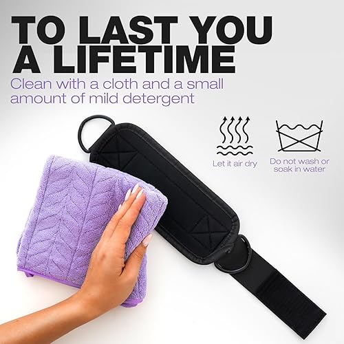 Miniatura 8 de ActiveGear Ankle Resistance Bands with Cuffs - Ideal for Glutes, Legs & Core Workouts, Kickback Ankle Strap Set for Home Workout Equipment & Gym