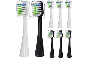 Toothbrush Heads Replacement Compatible with Aquasonic Duo Series and Home Dental Center