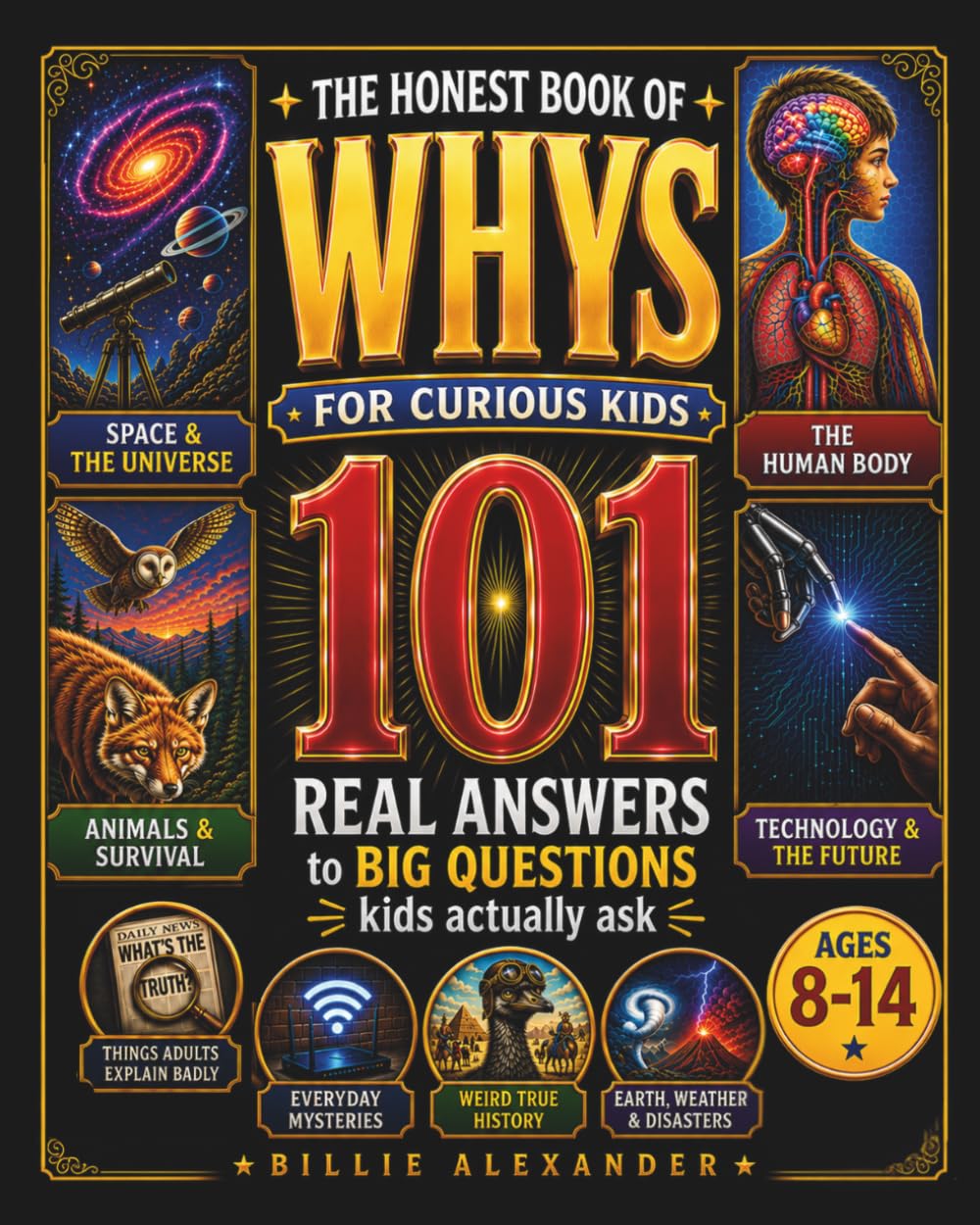 The Honest Book of Whys for Curious Kids: 101 Real Answers to Big Questions Kids Actually Ask