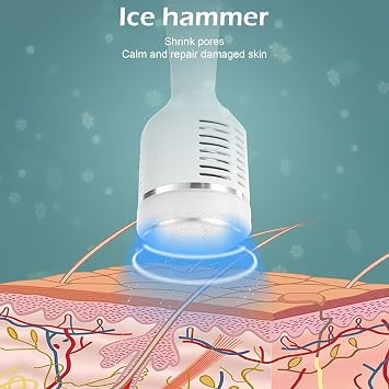 Hydrogen Oxygen Beauty Machine, 7 In 1 Water Oxygen Hydra-facial Beauty Machine with LED Facial Mask, Multifunctional Small Bubble Device for Deep Face Cleansing SPA, Peeling Hydro Dermabrasion
