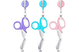 Chumia 3 Pcs Badge Reel Scissors