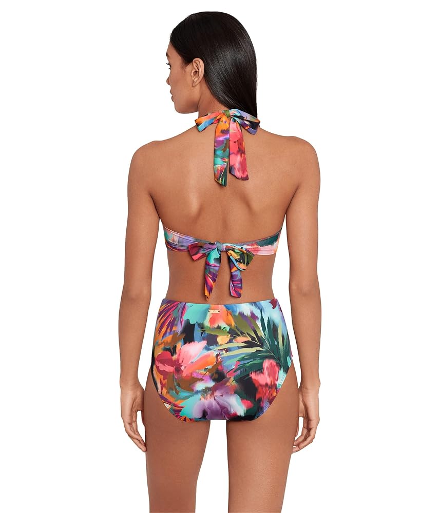 LAUREN RALPH LAUREN/カットアウト ツイスト ホルター 水着 Lauren Ralph Lauren Women's Cutout Twist Halter Swimsuit