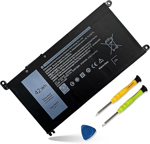 Batería YRDD6 1VX1H de 42 Wh para Dell Inspiron 7586 5482 5485 5491 5591 3310 2 en 1 5593 5591 5480 3493 3582 3583 3584 3593 3593 3584 3593 3 793 5