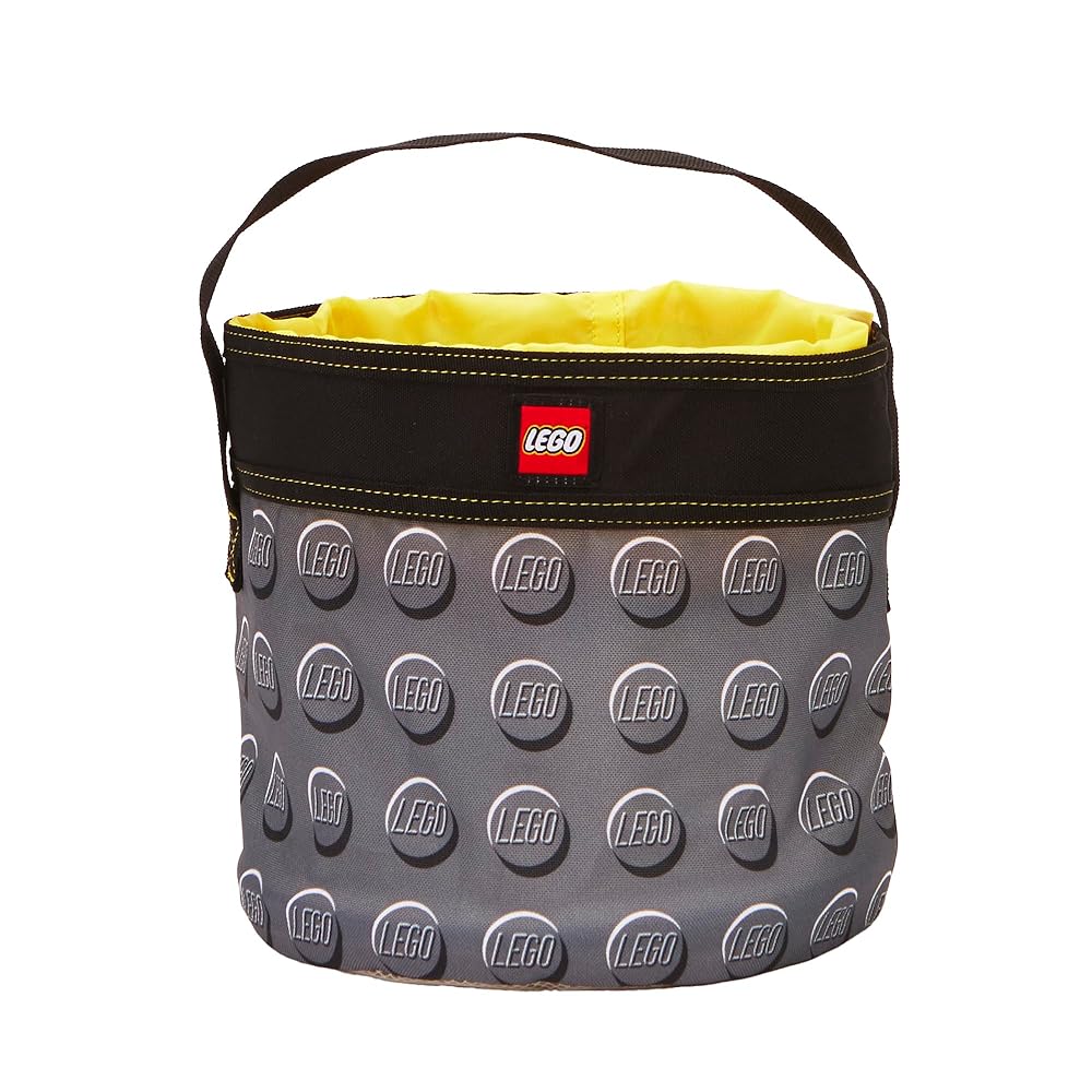 LEGO STORAGE CINCH BUCKET - GREY
