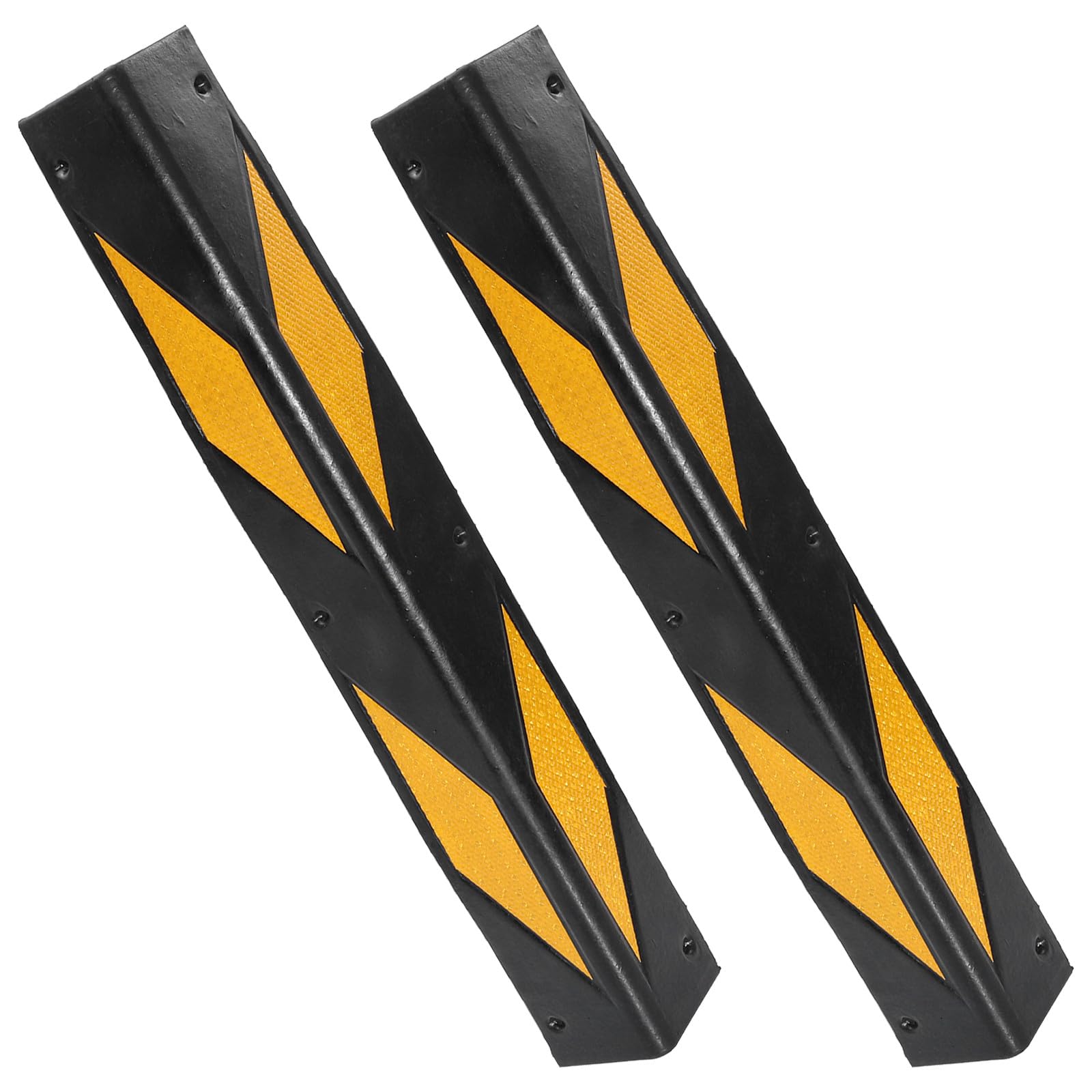 Protector de Pared de Garaje de Goma Negro 2piezas para Esquinas y Columnas Absorción de Impactos Adecuado para Aparcamientos y Almacenes