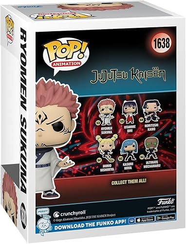 Miniatura 3 de Funko Pop! Animation: JJK - Sukuna - Jujutsu Kaisen - Figura de vinilo coleccionable - Idea de regalo - Productos oficiales - para niños y adultos -