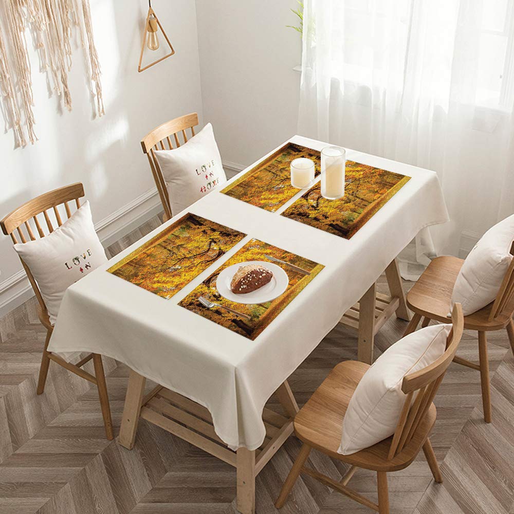 Set 8 Tovagliette Tavolo Aspire – Isolanti, In PVC, Per Esterni/Interni, Colori Uniti, Lavabili, 45x30cm