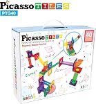 PicassoTiles® 40pc Marble Run Building Blocks PTG40