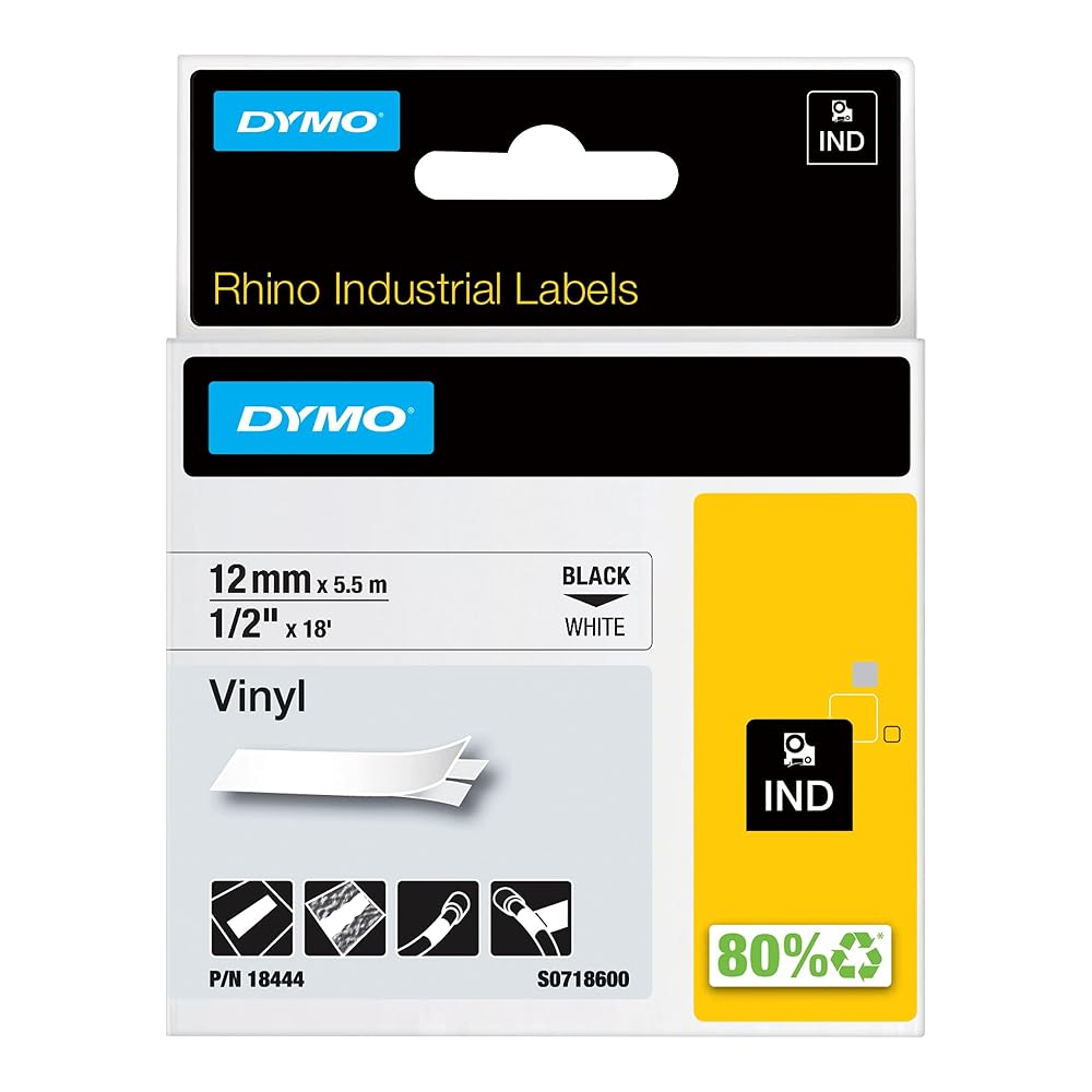 Morris Products D18444 0.5 In. Vinyl Tape - White