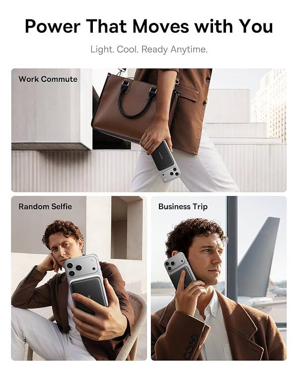 Baseus Picogo Air AM71 Ultra Slim 10000mAh Qi2.2 25W Wireless Power Bank by Baseus - Used condition - Image 7